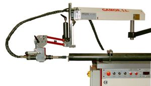 Machine à tarauder à bras articulé - MTC-M39 (M2-M39) - GAMOR - hydraulique / contrôleur de vitesse