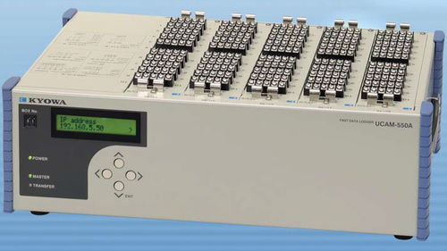 Data logger de tension - UCAM-550A - Kyowa Electronic Instruments Co. - sur réseau LAN/WLAN / avec afficheur LCD / pour thermocouple