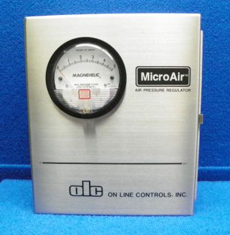 Régulateur de pression pour air - MicroAir I - On Line Controls, Inc. - à ressort / mono-étagé / de précision
