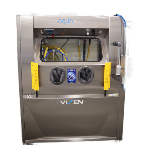 Cabine de sablage humide - VIXEN - automatique / avec table tournante / compacte