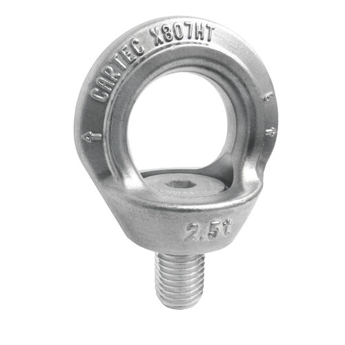 Anneau de levage fileté - C6X807 H.T. series  - CARCANO - en acier inoxydable / à oeil orientable