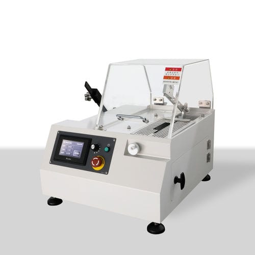Machine de découpe à lame rotative - iqiege 50S - Laizhou Weiyi Experiment Machine Manufacturing Co., Ltd. - pour métal / de tubes / de panneaux