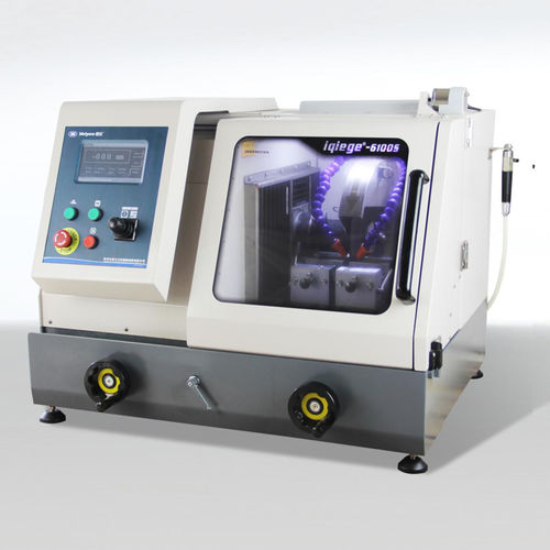 Machine de découpe à lame rotative - iqiege 6100S  - Laizhou Weiyi Experiment Machine Manufacturing Co., Ltd. - pour métal / d'échantillons / contrôlée par PLC