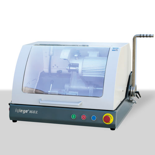 Machine de découpe à lame rotative - iqiege ®-160Z - Laizhou Weiyi Experiment Machine Manufacturing Co., Ltd. - pour métal / d'échantillons / de métallographie