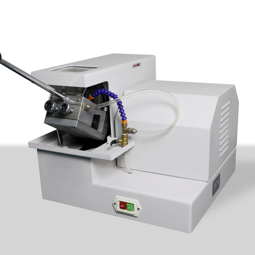 Machine de découpe à lame rotative - iqiege ®-155D - Laizhou Weiyi Experiment Machine Manufacturing Co., Ltd. - pour métal / de tubes / de métallographie