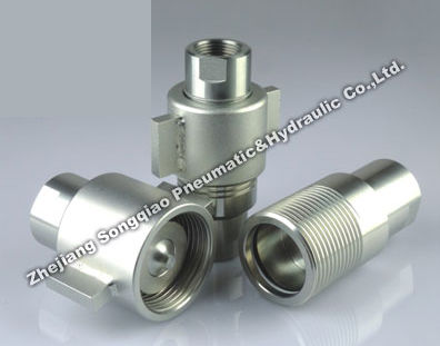 Raccord hydraulique - KZE-BE series - Zhejiang Songqiao Pneumatic and Hydraulic Co.,Ltd - pour gaz / fileté / rapide