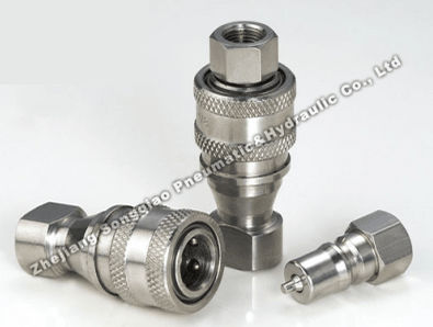 Raccord rapide - KZF series - Zhejiang Songqiao Pneumatic and Hydraulic Co.,Ltd - pour produits chimiques / pour gaz / à emboîtement