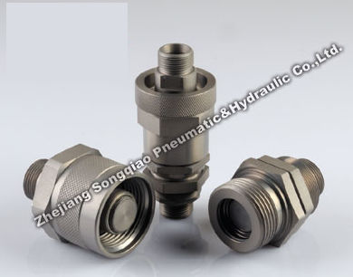 Raccord hydraulique - LSQ-RK series - Zhejiang Songqiao Pneumatic and Hydraulic Co.,Ltd - fileté / rapide / en acier