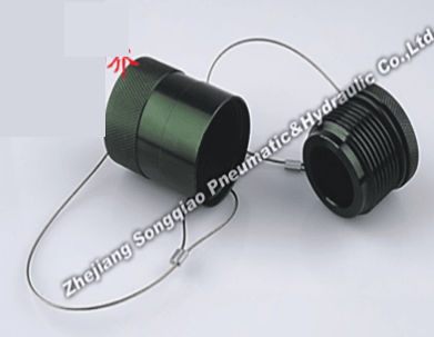 Capuchon rond - LSQ-VEP series - Zhejiang Songqiao Pneumatic and Hydraulic Co.,Ltd - en métal / de protection