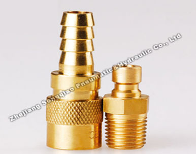 Raccord rapide - LSQ-Q1 series - Zhejiang Songqiao Pneumatic and Hydraulic Co.,Ltd - pneumatique / en laiton / modulaire