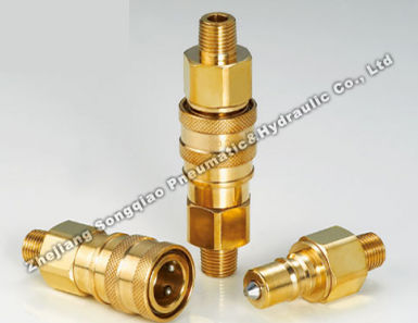 Raccord rapide - LSQ-S8 series - Zhejiang Songqiao Pneumatic and Hydraulic Co.,Ltd - pneumatique / hydraulique / en laiton