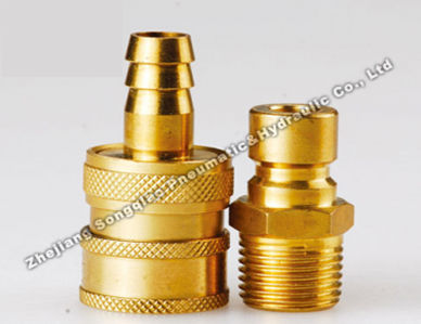 Raccord rapide - LSQ-Q3 series - Zhejiang Songqiao Pneumatic and Hydraulic Co.,Ltd - pneumatique / en laiton / modulaire