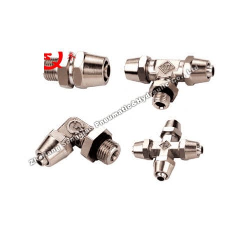 Raccord pneumatique - JSM - Zhejiang Songqiao Pneumatic and Hydraulic Co.,Ltd - fileté / en T / en croix