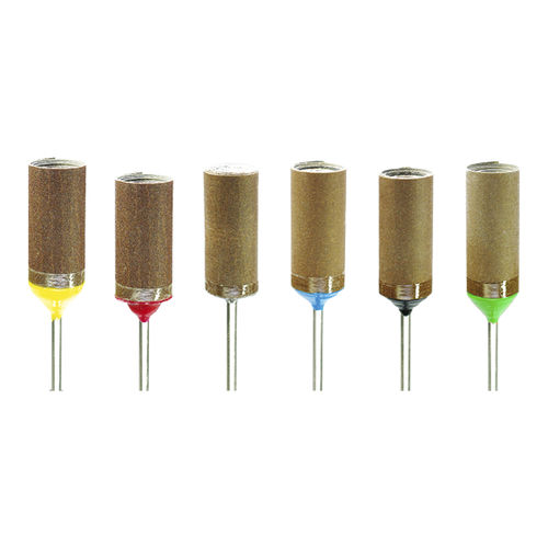 Rouleau abrasif en oxyde d'aluminium - 460 000 0 series - Bipol - en corindon / cylindrique
