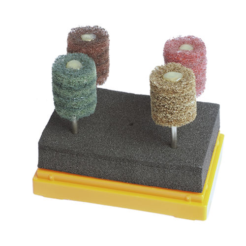 Rouleau brosse cylindrique - 460 000 3 series - Bipol - abrasif / en nylon