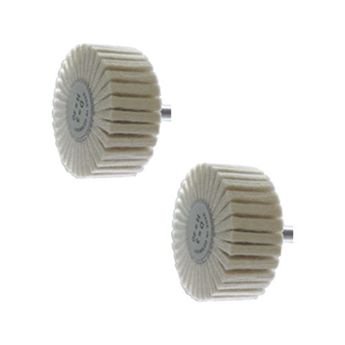 Roue à lamelles sur tige - 424 000 series - Bipol - en feutre