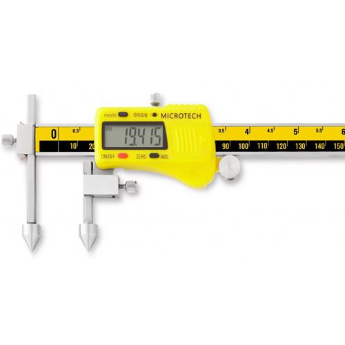Pied à coulisse digital - 14173 series - MICROTECH - à bec long / en inox / avec transmission de données