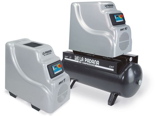 Compresseur à vis - SAT 5,10 series - La Padana Air Compressors - rotatif / d'air / à moteur électrique