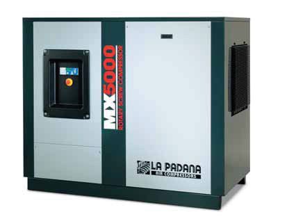 Compresseur à vis - MX 4000, 5000 - La Padana Air Compressors - rotatif / d'air / à moteur électrique