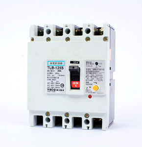 Disjoncteur de fuite à la terre - TLB Series RCBOs  - TECO ELECTRIC & MACHINERY Co., Ltd. - AC / tripolaire / 4 pôles