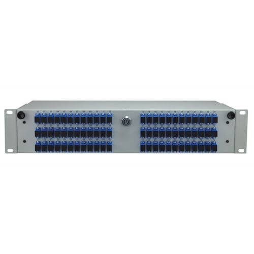 Boîte pour épissure pour fibre optique - ODF-19-2U-T* series - DLL Partners - rack 19" / en acier