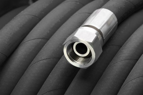 Tuyau flexible pour l'eau - 1SN - Teha - en caoutchouc synthétique / de nettoyage / résistant à l'huile