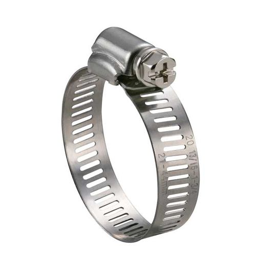 Collier de serrage en acier inoxydable - Y2x1 series - EVEREON INDUSTRIES INC - à vis sans fin / à bande ajourée / souple