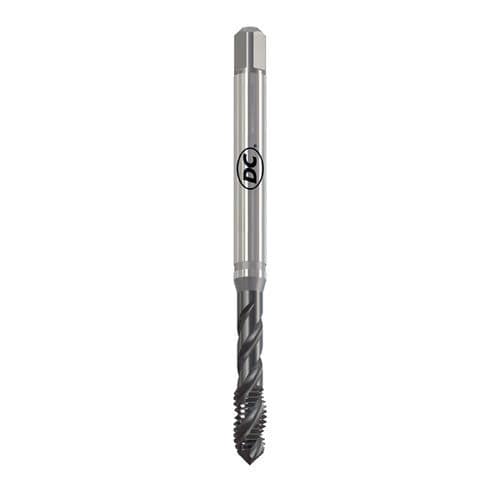 Taraud machine pour trous borgnes - Q360VS-3 - DC SWISS SA - monobloc / à goujures hélicoïdales / HSSE-PM