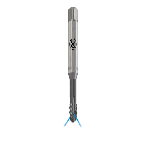 Taraud machine pour trous débouchants - RTS323VS-4 - DC SWISS SA - monobloc / HSSE-PM / pour acier
