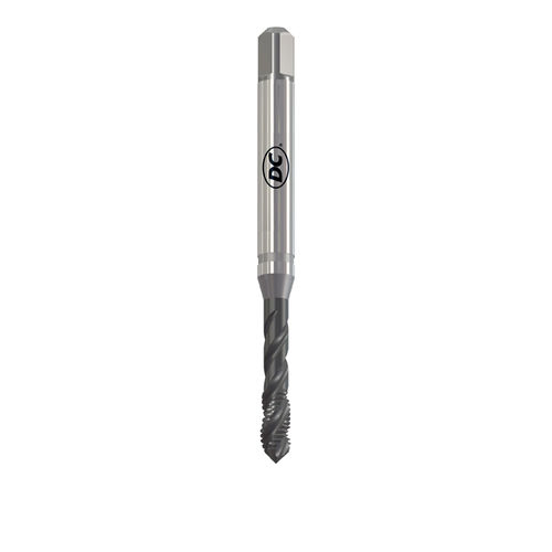 Taraud machine pour trous borgnes - RTS362VS-3 - DC SWISS SA - monobloc / à goujures hélicoïdales / HSSE-PM