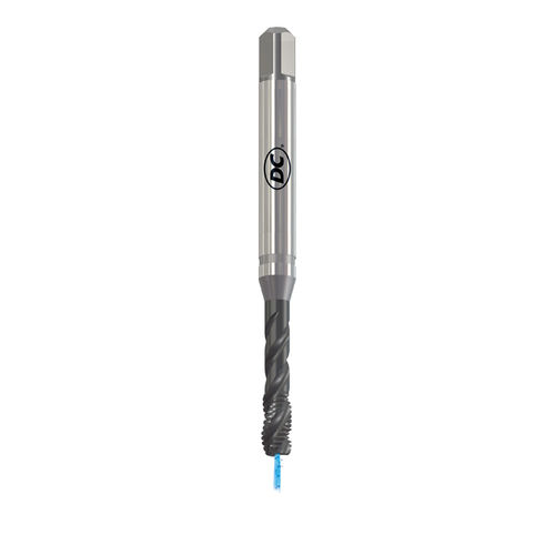 Taraud machine pour trous borgnes - RTS365VS-3 - DC SWISS SA - monobloc / à goujures hélicoïdales / HSSE-PM
