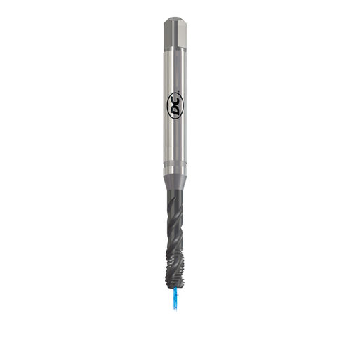 Taraud machine pour trous borgnes - RTS365VS-5 - DC SWISS SA - monobloc / à goujures hélicoïdales / HSSE-PM