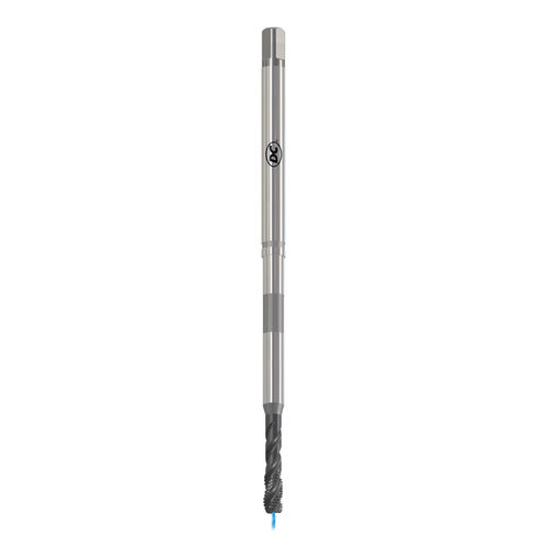 Taraud machine pour trous borgnes - RTS565VS-3 - DC SWISS SA - monobloc / à tige longue / à goujures hélicoïdales