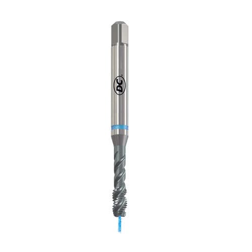 Taraud machine pour trous borgnes - Z373VS-3 - DC SWISS SA - monobloc / à goujures hélicoïdales / HSSE-PM