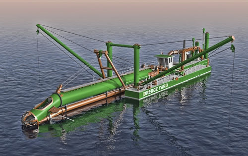 Drague suceuse à désagrégateur - Cutter Suction Dredger 650 - Dredge Yard