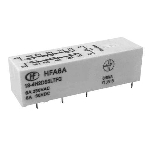 Relais électromécanique avec contacts guidés - HFA6A - Xiamen Hongfa Electroacoustic Co.,Ltd. - 24 Vcc / 12 Vcc / 48 Vcc