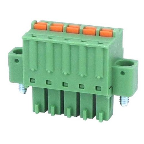 Bloc de jonction enfichable - HFLS1C series - Xiamen Hongfa Electroacoustic Co.,Ltd. - à connexion à vis / pour test / IEC