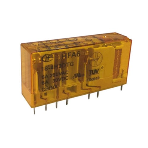Relais électromécanique avec contacts guidés - HFA6 - Xiamen Hongfa Electroacoustic Co.,Ltd. - 24 Vcc / 12 Vcc / 48 Vcc