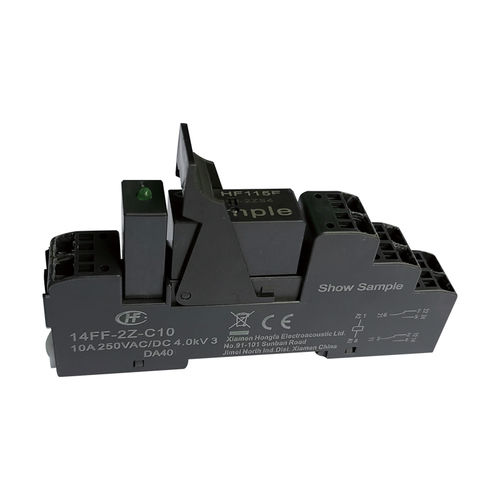 Support de relais électromécanique - 14FF-2Z-C10 - Xiamen Hongfa Electroacoustic Co.,Ltd.