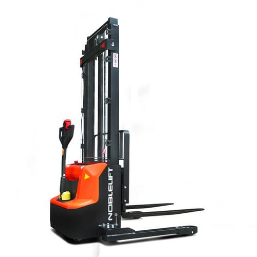 Gerbeur sur batterie - PSE12 series - Noblelift Intelligent Equipment Co., Ltd. - accompagnant / 24 V / 12 V