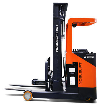Chariot élévateur à mât rétractable électrohydraulique - RT150 - Noblelift Intelligent Equipment Co., Ltd. - à conducteur porté assis / pour allée étroite / pour entrepôt