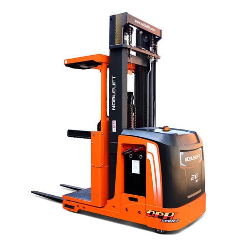 Chariot préparateur de commandes à grande hauteur - OPH12 series - Noblelift Intelligent Equipment Co., Ltd. - électrique / à fourche élévatrice / à grande vitesse