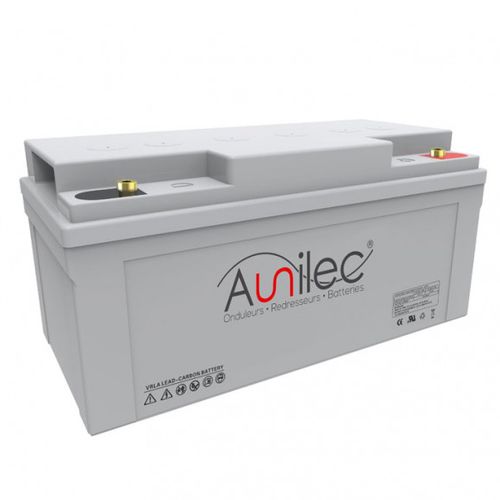 Batterie plomb-carbone - 12ET series - AUNILEC - de bloc / 12 V / à décharge profonde