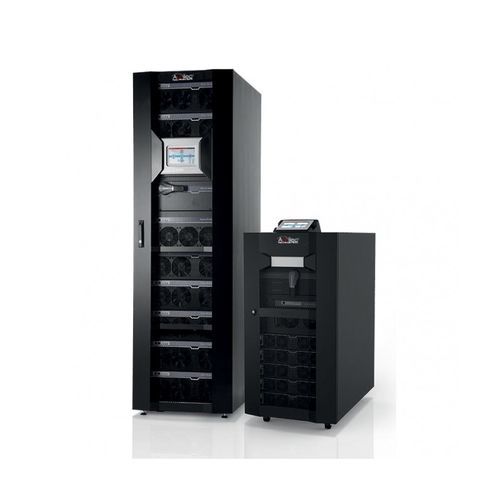 UPS on-line - HELIOS_MPW - AUNILEC - triphasé / VRLA / avec afficheur LCD