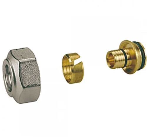 Raccord pneumatique - R179EX024 - Giacomini - push-in / à bague / en laiton