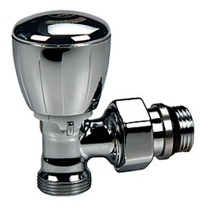 Vanne thermostatique de régulation de température - T431C - Giacomini - en laiton chromé / pour radiateur / en angle droit
