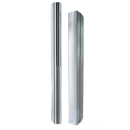 Rideau d'air ambiant - WING-R, WING-G EC series - TEKADOOR GmbH - horizontal / vertical / pour porte à tambour