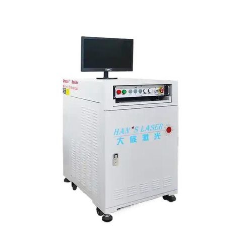 Système de marquage laser UV - EP-15-THG-F - Han's Laser Technology Co., Ltd - automatique / pour tuyaux / pour composants électroniques