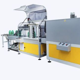 Fardeleuse totalement automatique - IS 350 SPECIAL V - Imbal Stock Srl - pour bouteilles PET / de boisson / pour produits cylindriques