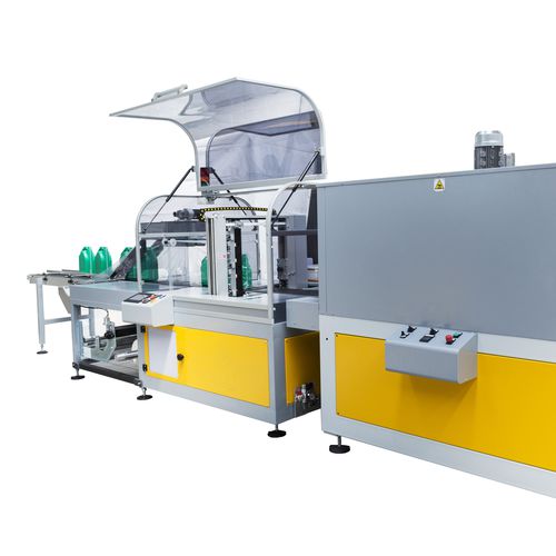 Fardeleuse totalement automatique - IS 600 SPECIAL V - Imbal Stock Srl - pour bouteilles PET / de boisson / pour produits cylindriques